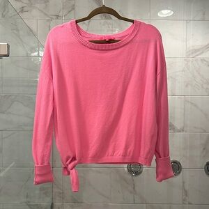 Lilly Pulitzer cuffed sleeve side tie sweater